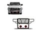 Rugged Heavy Duty Grille Guard with 7-Inch Red Round Flood LED Lights; Black (09-14 F-150, Excluding Raptor)