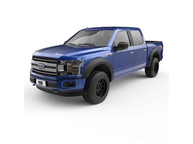 EGR Rugged Look Fender Flares; Matte Black (18-20 F-150, Excluding Raptor)