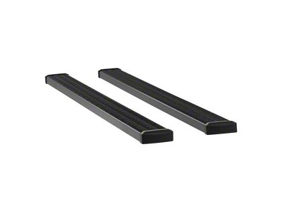 Grip Step 7-Inch Running Boards without Mounting Brackets; Textured Black (09-24 F-150 Regular Cab w/ 8-Foot Bed, SuperCab w/ 6-1/2-Foot Bed)