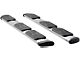 Regal 7-Inch Wheel-to-Wheel Oval Side Step Bars; Polished Stainless (15-24 F-150 SuperCab w/ 8-Foot Bed)