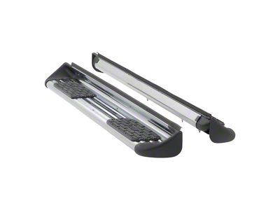 Stainless Side Entry Running Boards without Mounting Brackets; Polished (04-14 F-150 SuperCab)