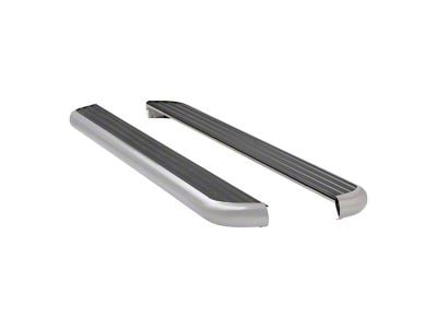 MegaStep 6.50-Inch Running Boards without Mounting Brackets; Polished Stainless (09-24 F-150 SuperCrew w/ 5-1/2-Foot Bed)