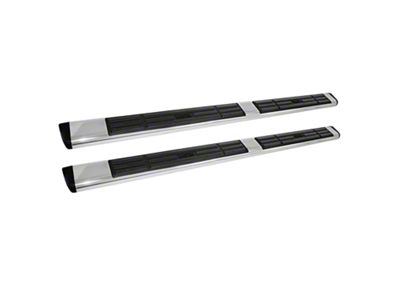 Premier 6 Oval Nerf Side Step Bars with Mounting Kit; Stainless Steel (04-14 F-150 SuperCab)