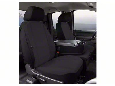 Fia Seat Protector Series Front Seat Covers; Black (15-24 F-150 w/ Bench Seat)