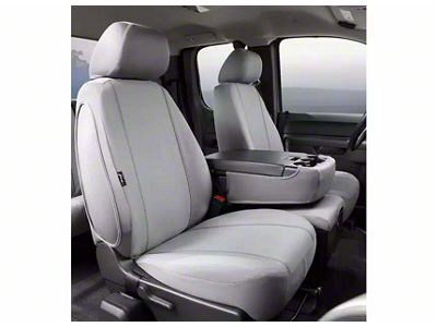 Fia Seat Protector Series Front Seat Covers; Gray (15-24 F-150 w/ Bench Seat)