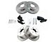 Semi-Metallic 6-Lug Brake Rotor and Pad Kit; Front and Rear (04-08 4WD F-150)