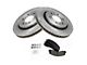 Semi-Metallic 6-Lug Brake Rotor and Pad Kit; Front (18-20 F-150)