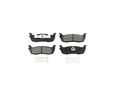 Semi-Metallic Brake Pads; Rear Pair (99-03 F-150 Lightning; Late 00-03 F-150 5 or 7-Lug w/ Rear Disc Brakes)