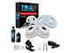 Semi-Metallic Performance 6-Lug Brake Rotor, Pad, Brake Fluid and Cleaner Kit; Front and Rear (04-08 4WD F-150)