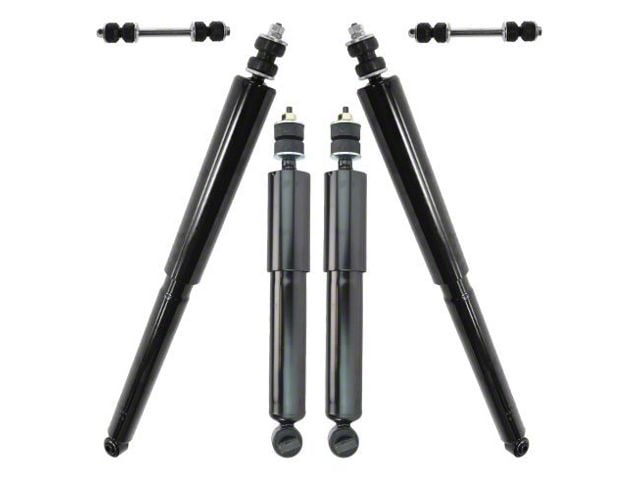 Front and Rear Shocks with Front Sway Bar Links (97-03 2WD F-150)