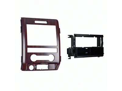 Single/Double Din Radio Installation Kit; Cocobolo (11-12 F-150 w/o Navigation)