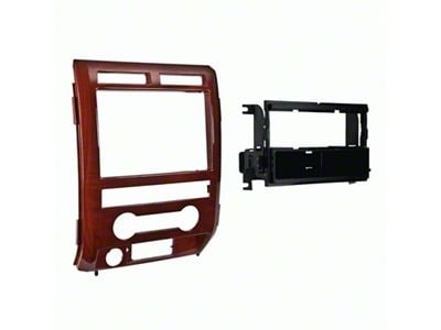 Single/Double Din Radio Installation Kit; Milano Maple (09-10 F-150 w/o Navigation)