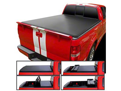 Soft Quad-Fold Tonneau Cover (04-14 F-150 Styleside w/ 6-1/2-Foot Bed)