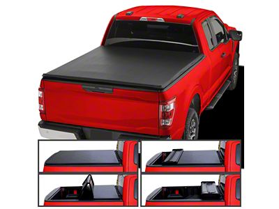 Soft Quad-Fold Tonneau Cover (15-25 F-150 w/ 6-1/2-Foot Bed)