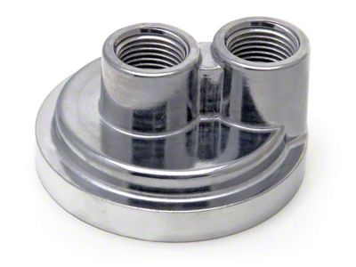 Spin-On Oil Filter Bypass Adapter; 22mm x 1.50 Threads (11-25 3.3L, 3.5L EcoBoost, 5.0L F-150)