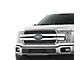 Stainless Steel Billet Upper Overlay Grilles; Black (18-20 F-150 King Ranch, Platinum)