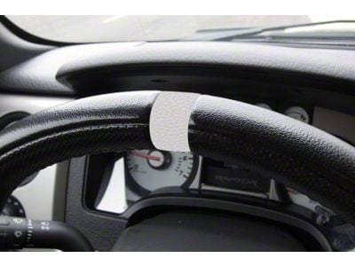 Steering Wheel 12 O'Clock Vinyl Stripe; Azure/Grabber Blue (17-20 F-150 Raptor)