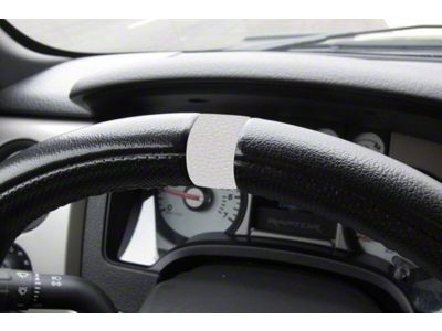 Steering Wheel 12 O'Clock Vinyl Stripe; Competition Orange (17-20 F-150 Raptor)