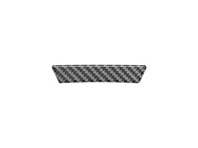 Steering Wheel Insert Accent Trim Color; Domed Carbon Fiber (21-24 F-150)