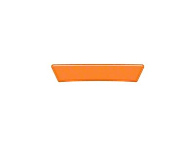 Steering Wheel Insert Accent Trim Color; Gloss Orange (21-25 F-150)