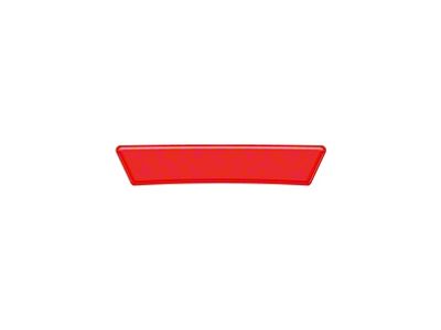 Steering Wheel Insert Accent Trim Color; Race Red (21-25 F-150)