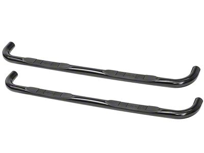E-Series 3-Inch Nerf Side Step Bars; Black (09-14 F-150 Regular Cab)