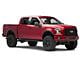 6-Inch Oval Straight Side Step Bars; Black (15-20 F-150 SuperCrew)