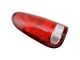 Tail Light; Chrome Housing; Red Clear Lens; Driver Side (97-03 F-150)