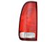 Tail Light; Chrome Housing; Red Clear Lens; Driver Side (97-03 F-150 Regular Cab, SuperCab)