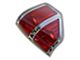 Tail Light; Chrome Housing; Red Clear Lens; Passenger Side (09-14 F-150)