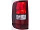 Tail Light; Chrome Housing; Red Lens; Driver Side (04-08 F-150 Styleside)