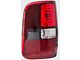 Tail Light; Chrome Housing; Red Lens; Driver Side (04-08 F-150 Styleside)