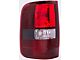 Tail Light; Chrome Housing; Red Lens; Driver Side (04-08 F-150 Styleside)