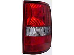 Tail Light; Chrome Housing; Red Lens; Passenger Side (04-08 F-150 Styleside)