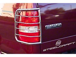 Tail Light Guards; Black (04-08 F-150 Styleside)