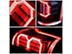 Tron Style LED Tail Lights; Black Housing; Clear Lens (15-17 F-150 w/ Factory Halogen Non-BLIS Tail Lights)