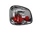 Tail Lights; Chrome Housing; Clear Lens (01-03 F-150 Flareside)