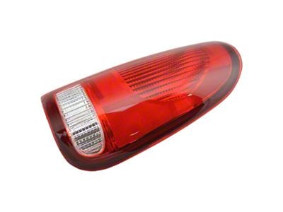 Tail Lights; Chrome Housing; Red Lens (97-03 F-150 Regular Cab, SuperCab)