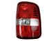 Tail Lights; Chrome Housing; Red Lens (04-08 F-150, Excluding Harley Davidson)