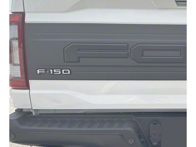 Tailgate Emblem Overlays; Forged Carbon Fiber (21-24 F-150 w/ Tailgate Applique)