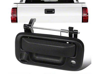 Tailgate Handle with Keyhole and Backup Camera Opening; Textured Black (04-14 F-150)