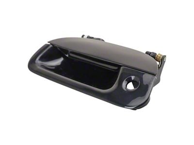 Tailgate Handle with Lock Provision; Black (97-03 F-150)