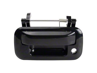 Tailgate Handle with Keyhole Opening; Paint to Match Black (04-14 F-150)