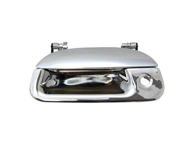 Tailgate Handle with Lock Provision; Chrome (97-03 F-150)