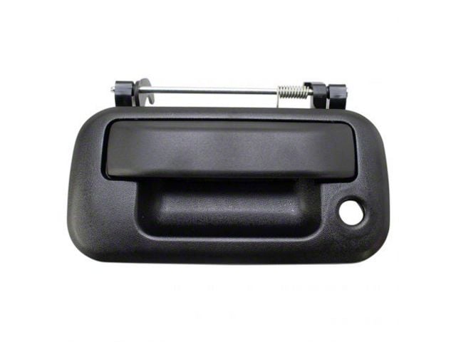 Tailgate Handle with Lock Provision; Textured Black (04-14 F-150)