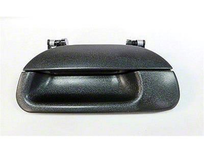 Replacement Tailgate Handle without Keyhole; Smooth Black (01-03 F-150)