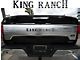 Tailgate Insert Letters; Black/Silver American Flag (18-20 F-150 King Ranch)