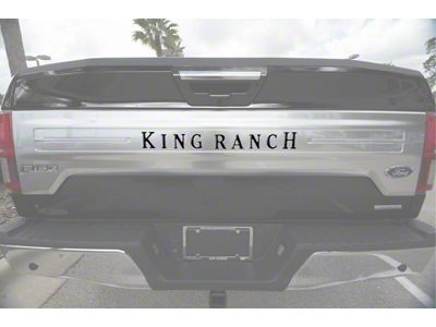 Tailgate Insert Letters; Forged Carbon Fiber (18-20 F-150 King Ranch)