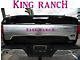 Tailgate Insert Letters; Hot Pinl (18-20 F-150 King Ranch)