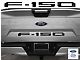 Tailgate Insert Letters; Reflective Black Shadow (18-20 F-150 w/o Tailgate Applique)